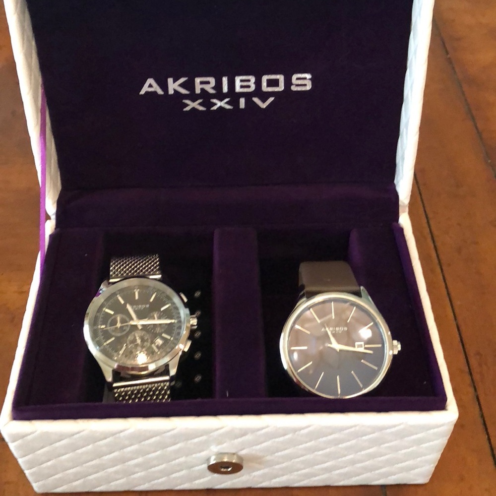 Akribos XXIV men’s watch set